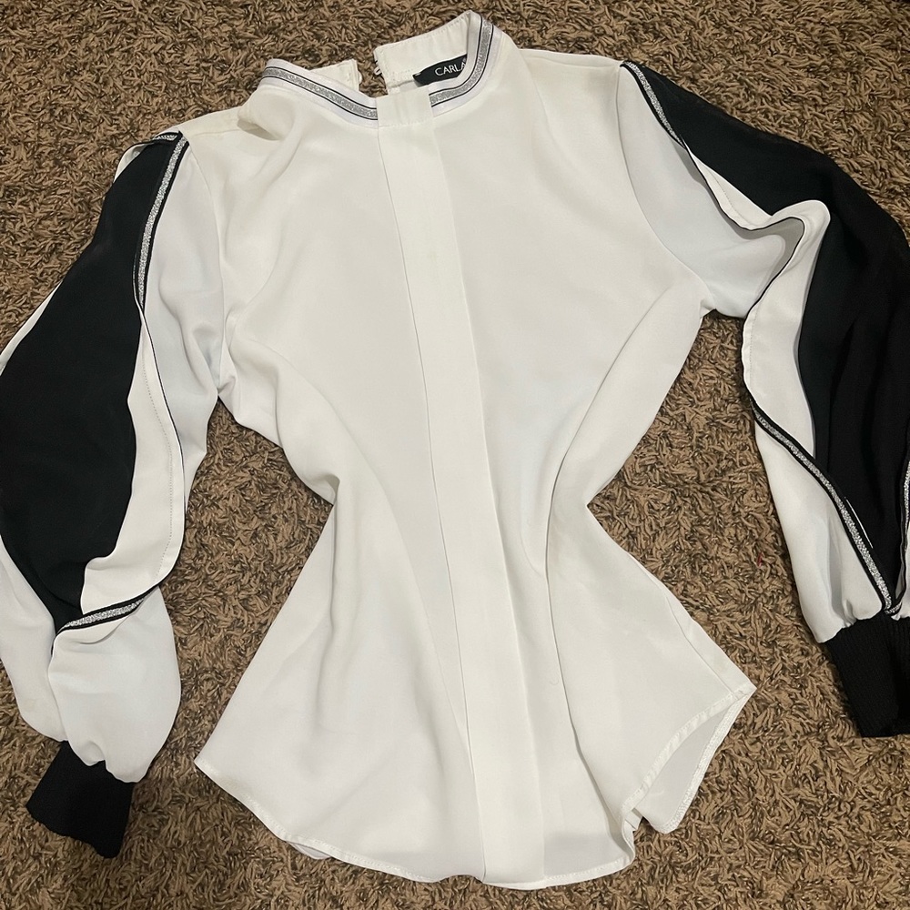 White event fancy blouse